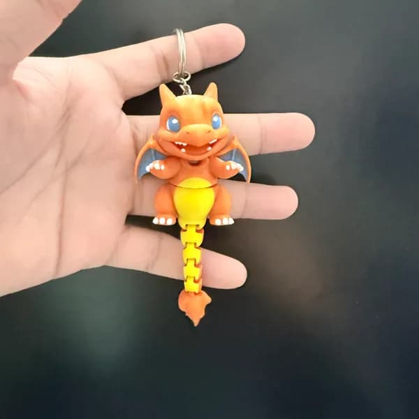 Móc khóa Pokémon Charizard - Hình thật